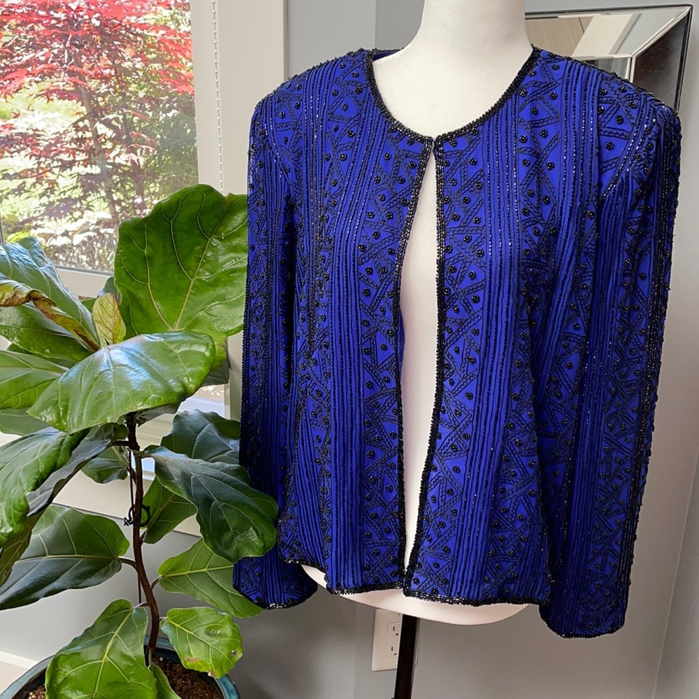 Niteline Jacket Beaded Embroidered Long Sleeves